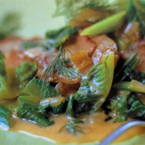 Fricassee style lamp stew