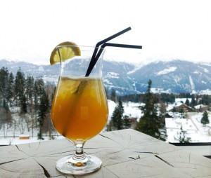 Lemon verbena tea tonic