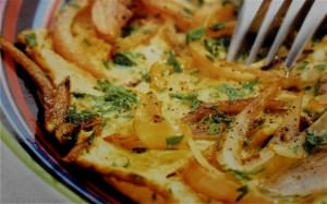 Easy onion frittata